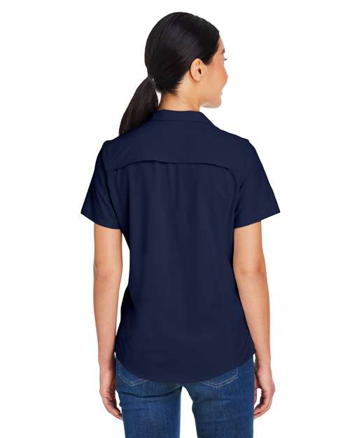 CORE365 CE510W - Women's Ultra UVP Marina Shirt - Classic Navy