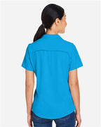 CORE365 CE510W - Women's Ultra UVP Marina Shirt - Electric Blue