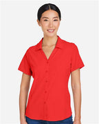CORE365 CE510W - Women's Ultra UVP Marina Shirt - Marina Red