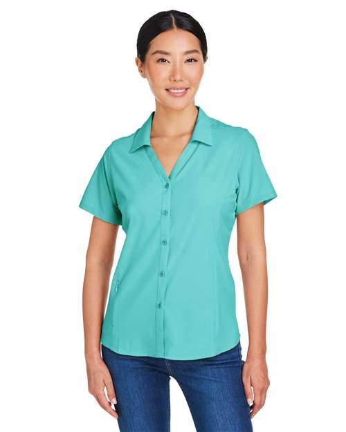 CORE365 CE510W - Women's Ultra UVP Marina Shirt - Sea Glass