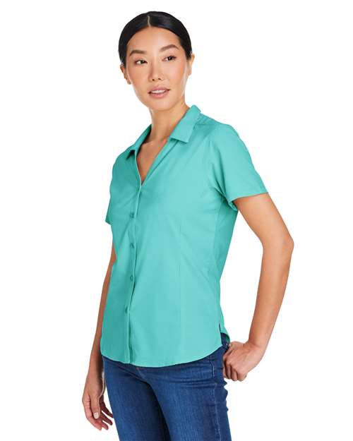 CORE365 CE510W - Women's Ultra UVP Marina Shirt - Sea Glass