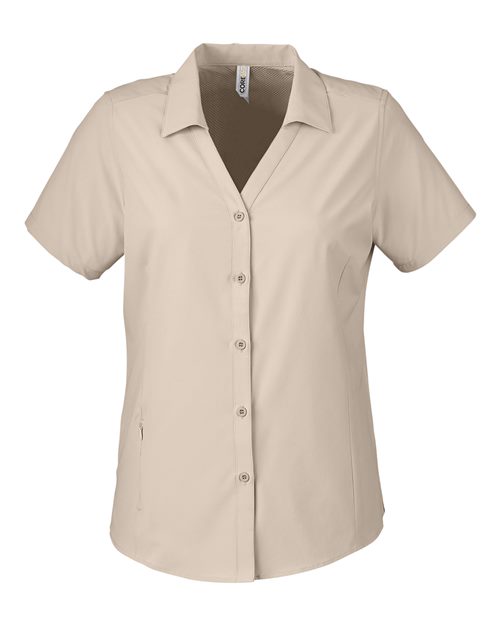CORE365 CE510W - Women's Ultra UVP Marina Shirt - Stone