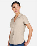 CORE365 CE510W - Women's Ultra UVP Marina Shirt - Stone