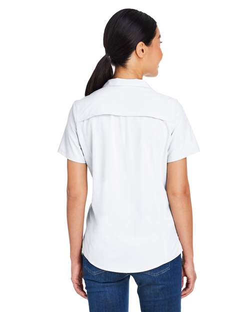 CORE365 CE510W - Women's Ultra UVP Marina Shirt - White