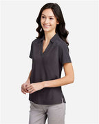 CORE365 CE112CW - Women's Fusion ChromaSoftTM Colorblock Polo - Carbon/ Carbon Heather
