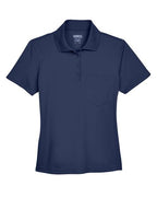 CORE365 78181P Women's Performance Pique Polo with Pocket - Classic Navy