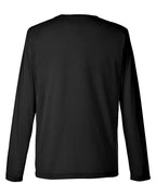 CORE365 CE111L - Unisex Fusion ChromaSoftTM Performance Long Sleeve T-Shirt - Black