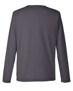 CORE365 CE111L - Unisex Fusion ChromaSoftTM Performance Long Sleeve T-Shirt - Carbon