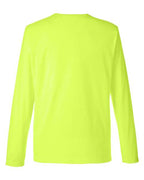 CORE365 CE111L - Unisex Fusion ChromaSoftTM Performance Long Sleeve T-Shirt - Safety Yellow
