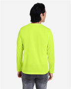 CORE365 CE111L - Unisex Fusion ChromaSoftTM Performance Long Sleeve T-Shirt - Safety Yellow