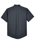 CORE365 88194 - Men's Optimum Short Sleeve Twill Dress Shirt - Carbon