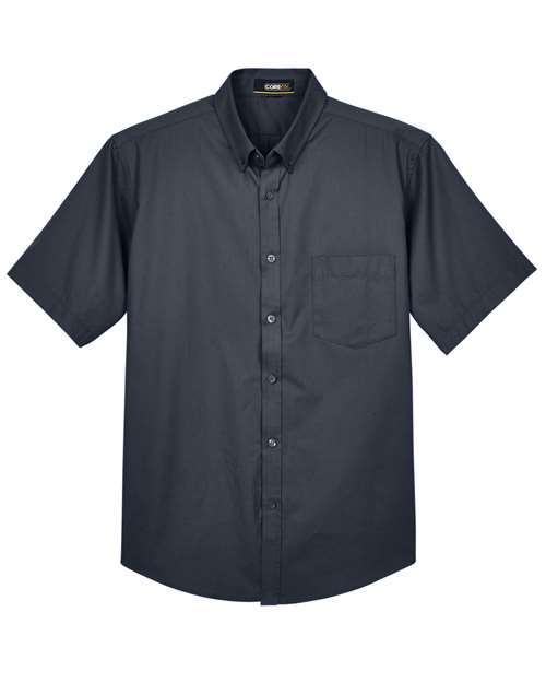 CORE365 88194 - Men's Optimum Short Sleeve Twill Dress Shirt - Carbon