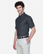 CORE365 88194 - Men's Optimum Short Sleeve Twill Dress Shirt - Carbon