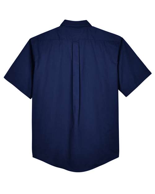 CORE365 88194 - Men's Optimum Short Sleeve Twill Dress Shirt - Classic Navy