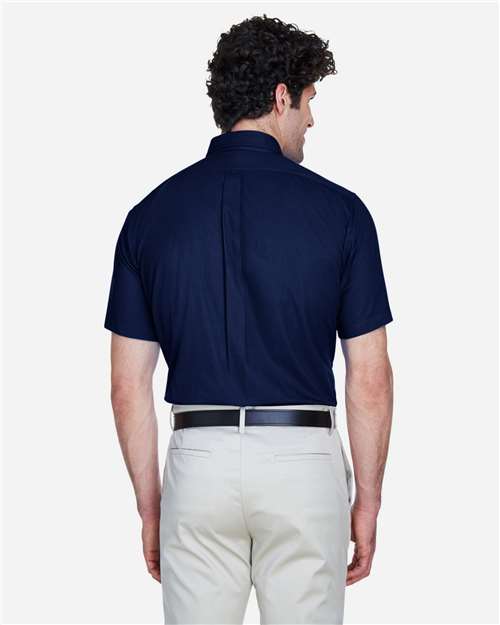 CORE365 88194 - Men's Optimum Short Sleeve Twill Dress Shirt - Classic Navy