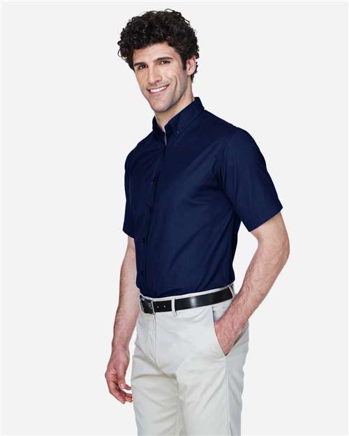 CORE365 88194 - Men's Optimum Short Sleeve Twill Dress Shirt - Classic Navy