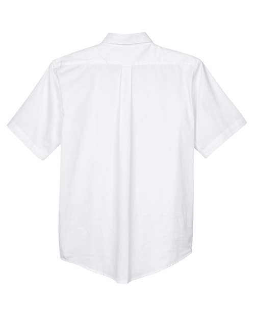 CORE365 88194 - Men's Optimum Short Sleeve Twill Dress Shirt - White