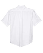 CORE365 88194 - Men's Optimum Short Sleeve Twill Dress Shirt - White