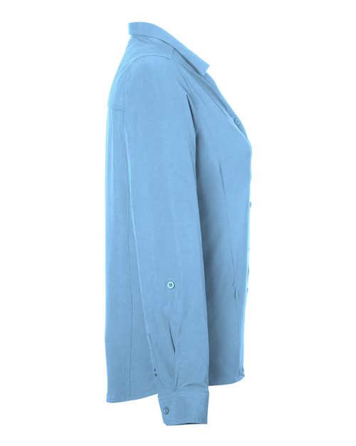 CORE365 CE510LW - Women's Ultra UVP Marina Shirt - Columbia Blue