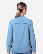CORE365 CE510LW - Women's Ultra UVP Marina Shirt - Columbia Blue