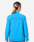 CORE365 CE510LW - Women's Ultra UVP Marina Shirt - Electric Blue