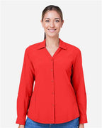 CORE365 CE510LW - Women's Ultra UVP Marina Shirt - Marina Red
