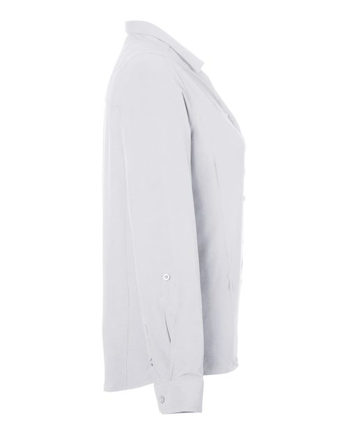 CORE365 CE510LW - Women's Ultra UVP Marina Shirt - Platinum