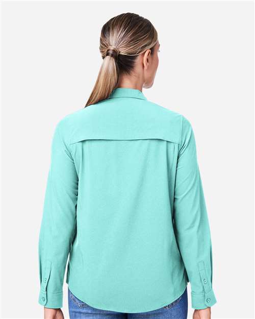 CORE365 CE510LW - Women's Ultra UVP Marina Shirt - Sea Glass