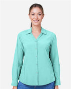 CORE365 CE510LW - Women's Ultra UVP Marina Shirt - Sea Glass