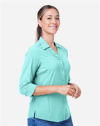 CORE365 CE510LW - Women's Ultra UVP Marina Shirt - Sea Glass