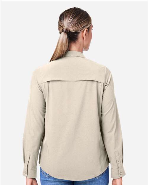 CORE365 CE510LW - Women's Ultra UVP Marina Shirt - Stone