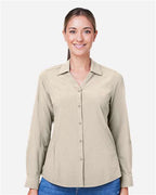 CORE365 CE510LW - Women's Ultra UVP Marina Shirt - Stone
