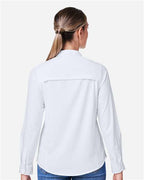 CORE365 CE510LW - Women's Ultra UVP Marina Shirt - White