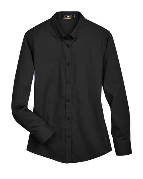 CORE365 78193 - Women's Operate Twill Shirt - Black
