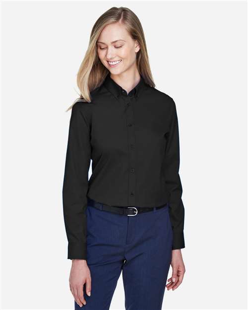 CORE365 78193 - Women's Operate Twill Shirt - Black