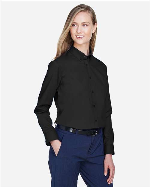 CORE365 78193 - Women's Operate Twill Shirt - Black