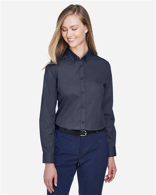 CORE365 78193 - Women's Operate Twill Shirt - Carbon