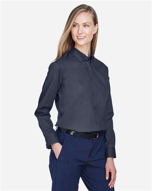CORE365 78193 - Women's Operate Twill Shirt - Carbon