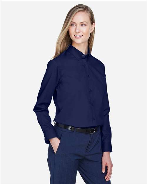 CORE365 78193 - Women's Operate Twill Shirt - Classic Navy