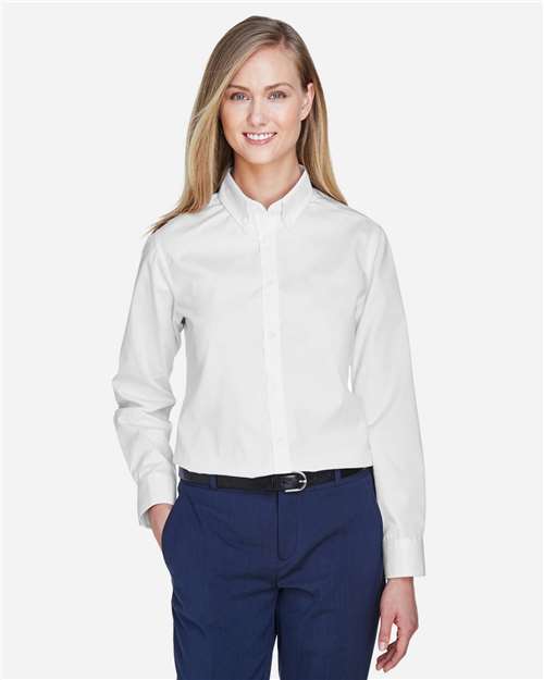 CORE365 78193 - Women's Operate Twill Shirt - White