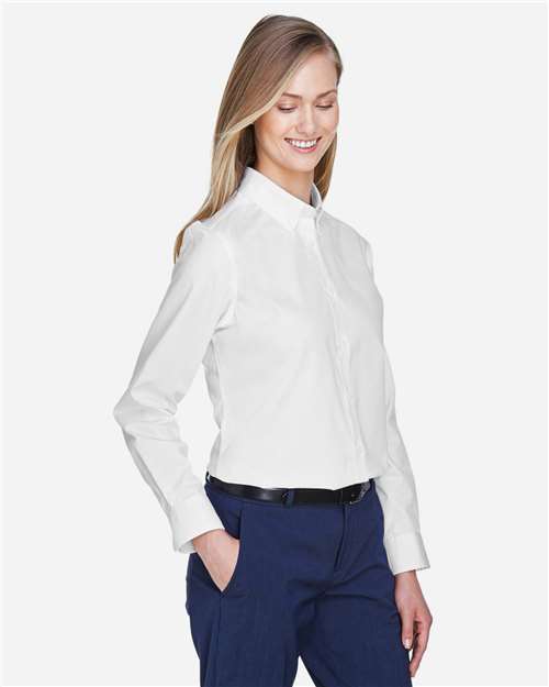 CORE365 78193 - Women's Operate Twill Shirt - White