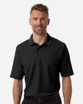 CORE365 CE106T — Men's Tall Resolve CVC Performance Pique Polo — Black