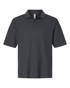CORE365 CE106T — Men's Tall Resolve CVC Performance Pique Polo — Carbon (flat)