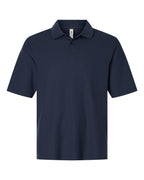 CORE365 CE106T — Men's Tall Resolve CVC Performance Pique Polo — Classic Navy (flat)