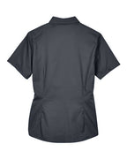 CORE365 78194 - Women's Optimum Short Sleeve Twill Shirt - Carbon