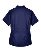 CORE365 78194 - Women's Optimum Short Sleeve Twill Shirt - Classic Navy