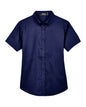 CORE365 78194 - Women's Optimum Short Sleeve Twill Shirt - Classic Navy