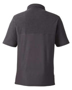 CORE365 CE112C - Men's Fusion ChromaSoftTM Colorblock Polo - Carbon/ Carbon Heather
