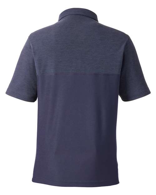 CORE365 CE112C - Men's Fusion ChromaSoftTM Colorblock Polo - Classic Navy/ Classic Navy Heather