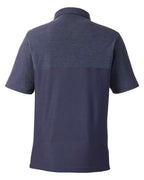 CORE365 CE112C - Men's Fusion ChromaSoftTM Colorblock Polo - Classic Navy/ Classic Navy Heather